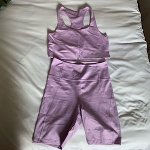 Girlfriend Collective workout set (sold together or separately)